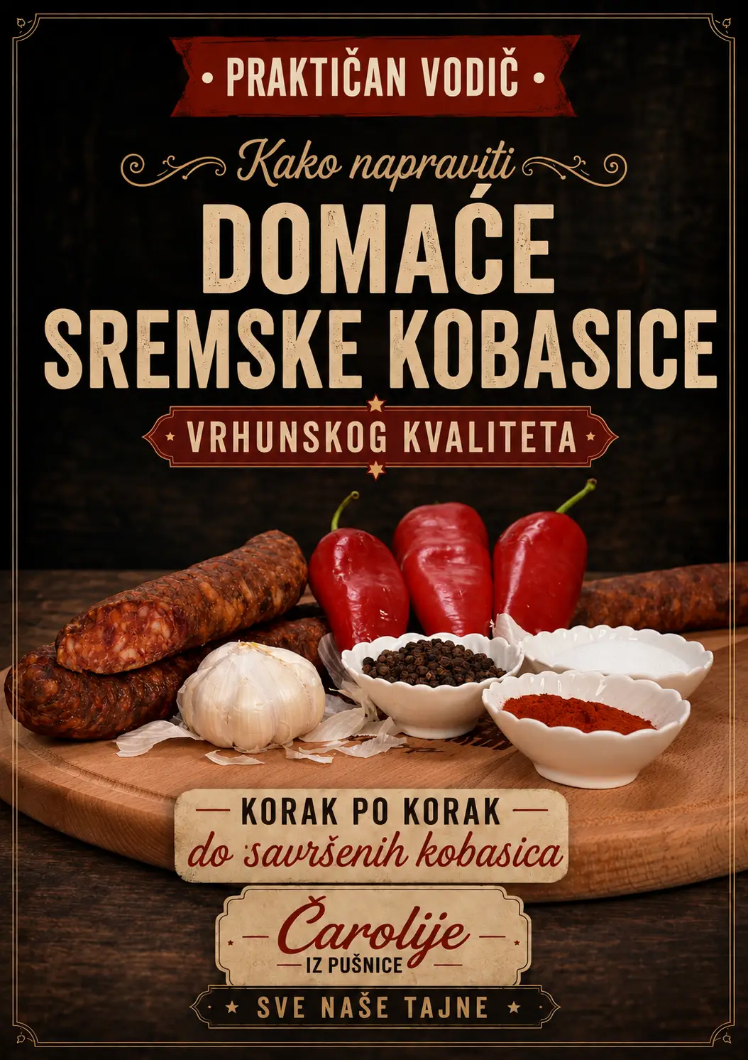Praktični vodič - Kako napraviti domaće sremske kobasice - Image 1