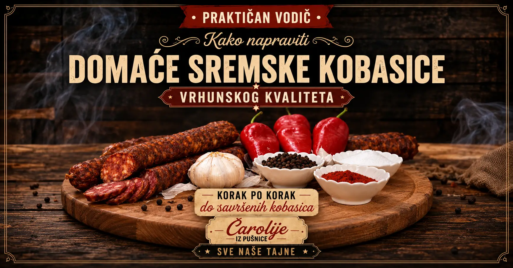 Praktični vodič – Kako napraviti domaće sremske kobasice